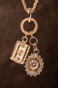 Custom gold necklace